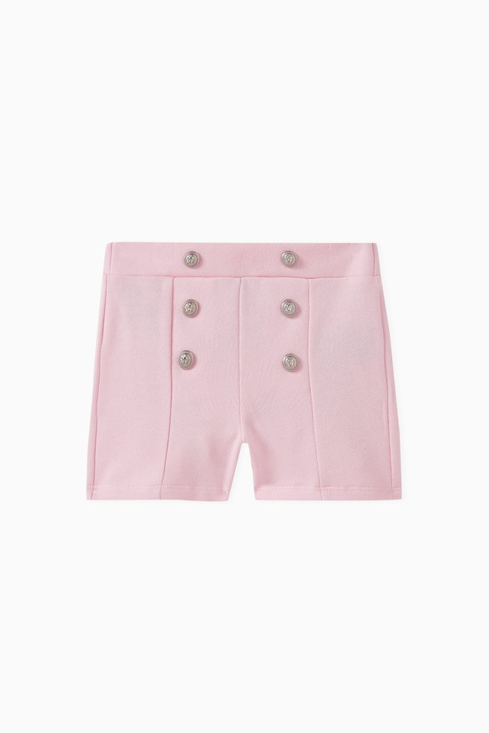 

Logo Shorts in Cotton, Pink