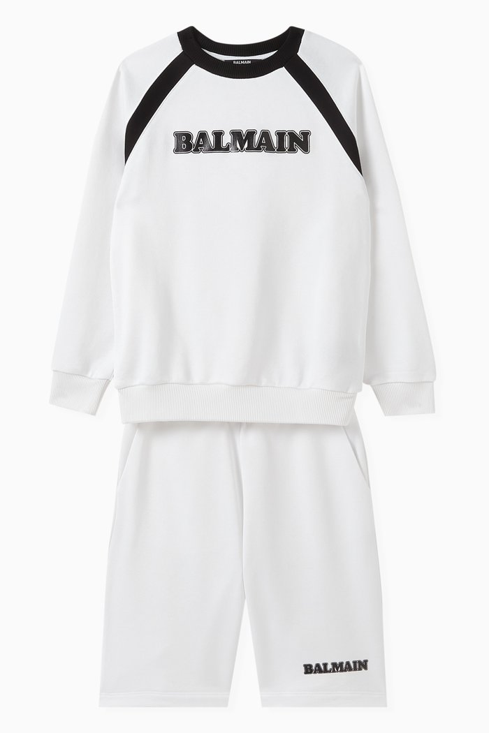 

Logo Tracksuit in Cotton, White