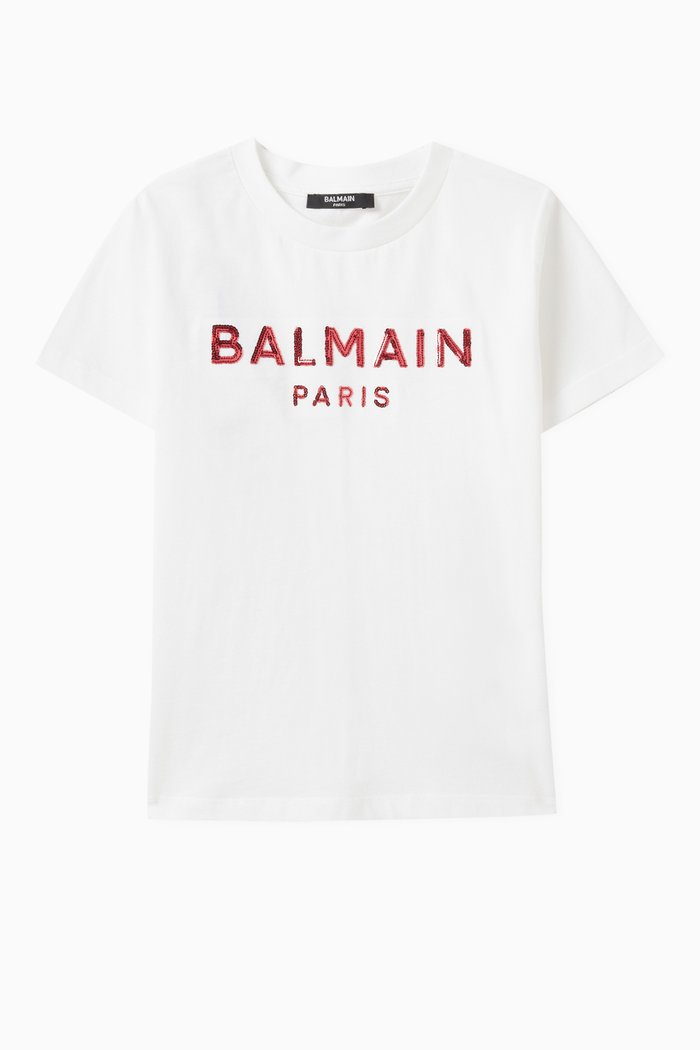 Logo T-Shirt in Cotton, White