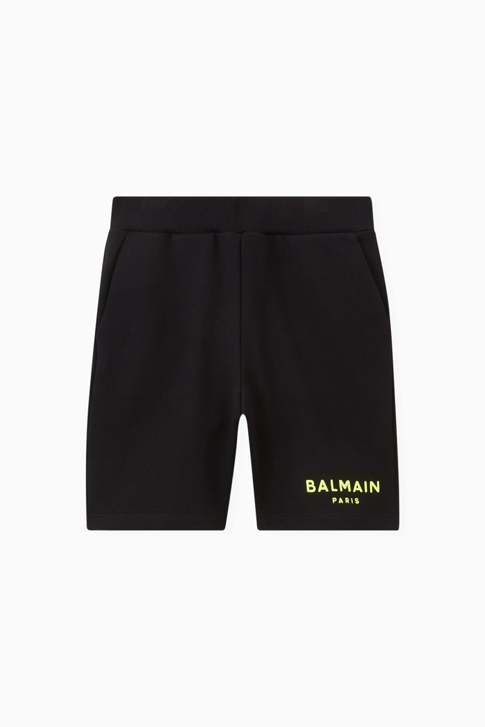 

Logo-detail Shorts in Cotton, Black