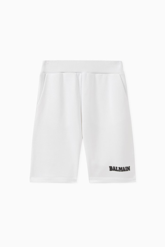 

Logo Shorts in Cotton, White
