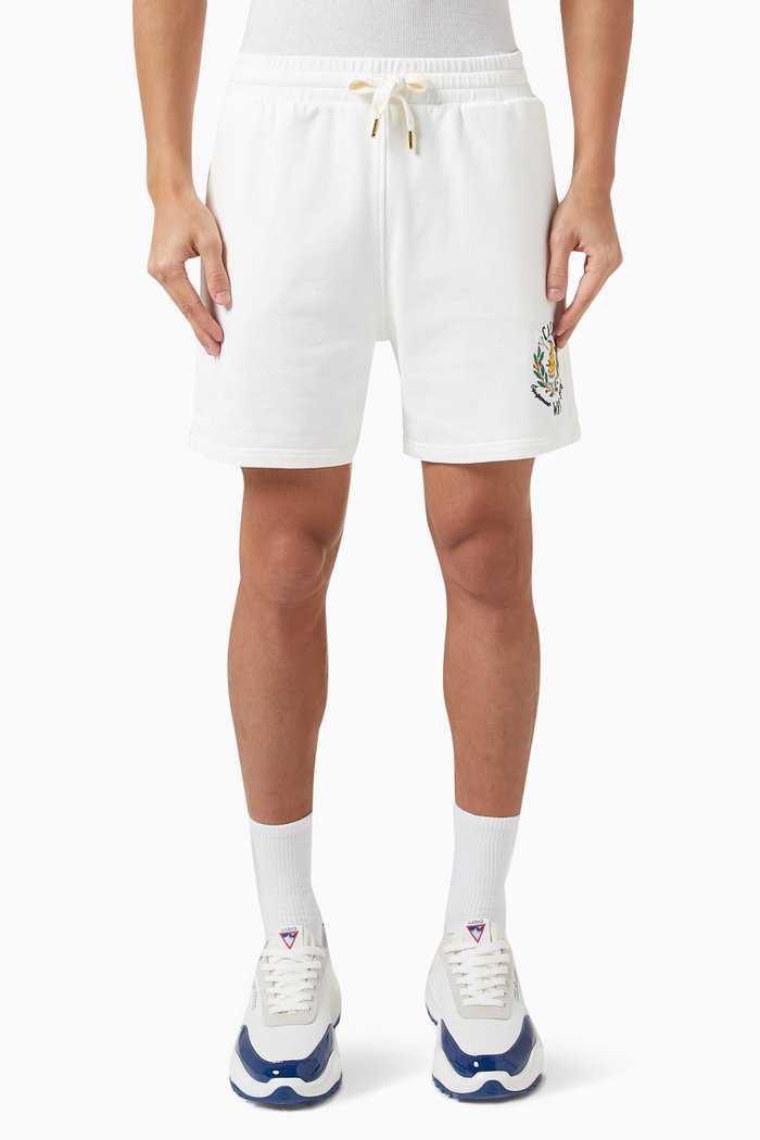 

Casa Way Sweatshorts in Organic Cotton Jersey, White