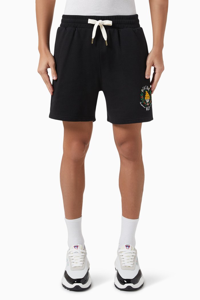 

Casa Way Sweatshorts in Organic Cotton Jersey, Black