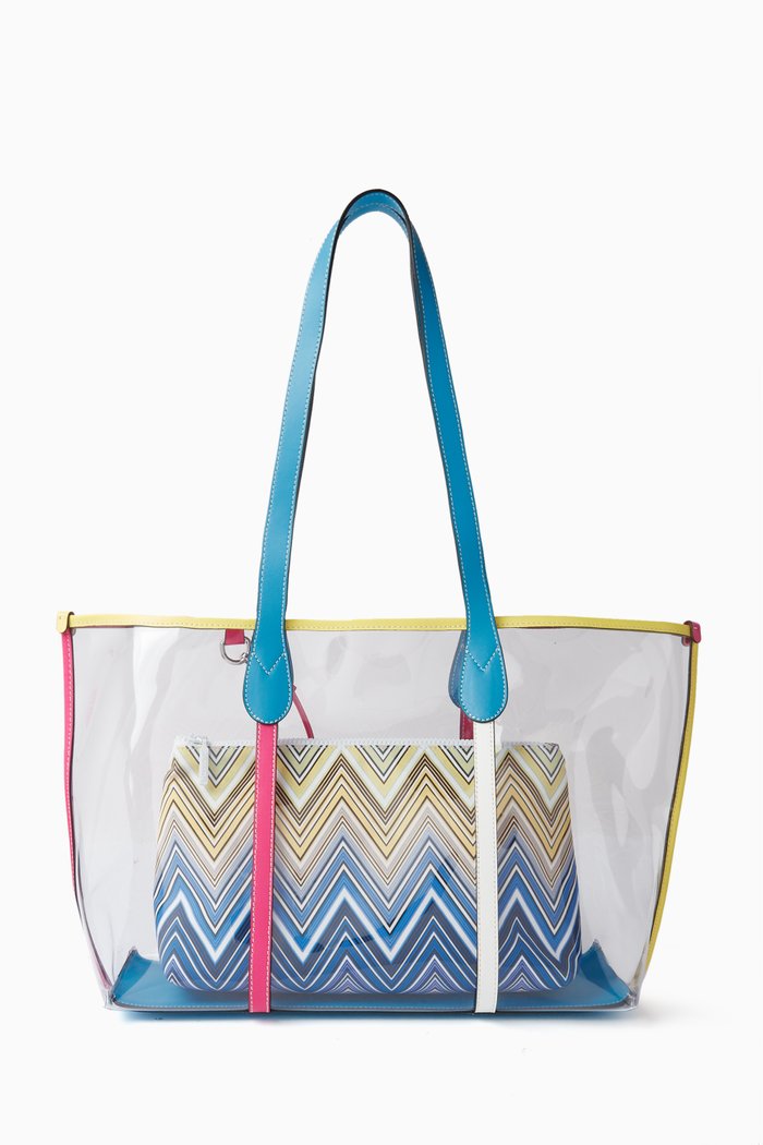 

Tote Bag in PVC, Colourless