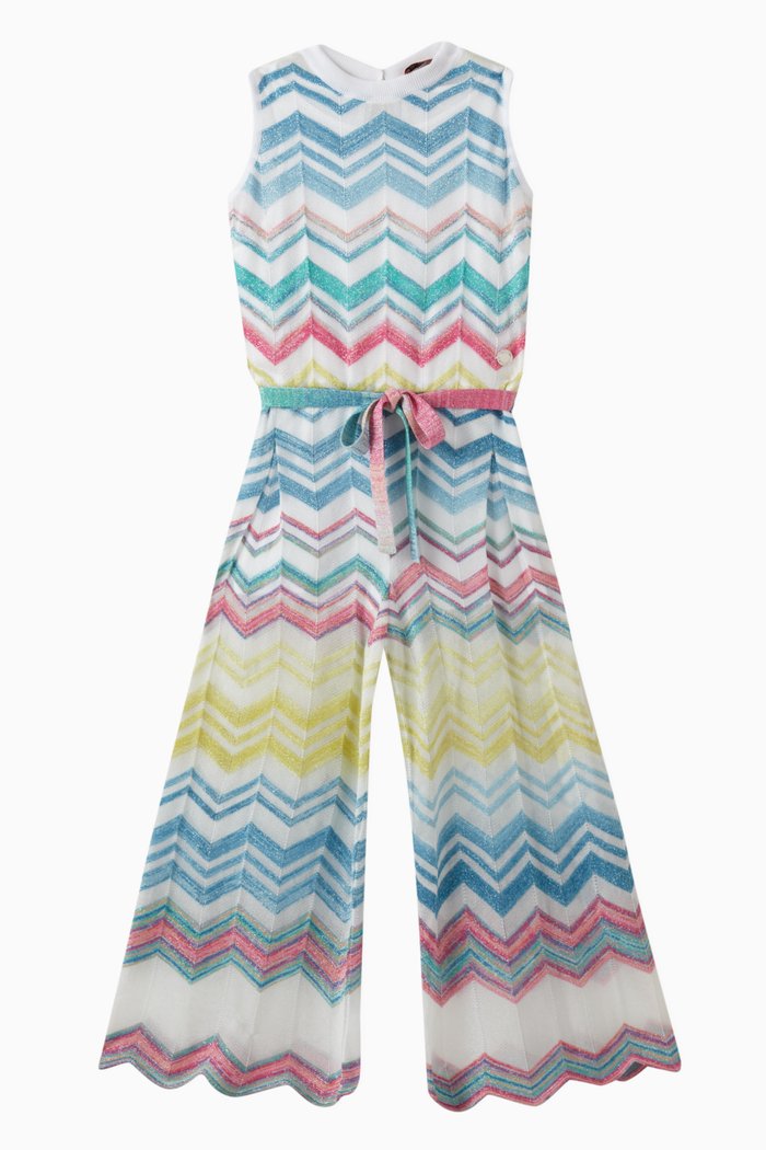 

Zigzag Jumpsuit in Viscose-blend, Multicolour