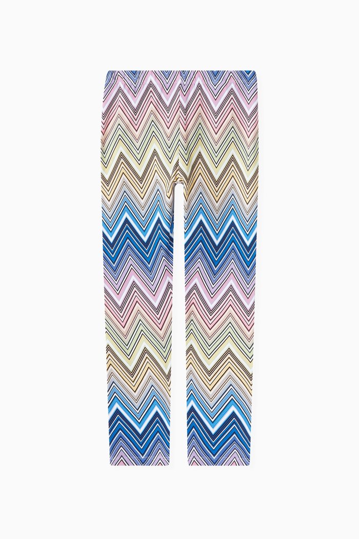 

Zigzag Leggings in Cotton, Multicolour
