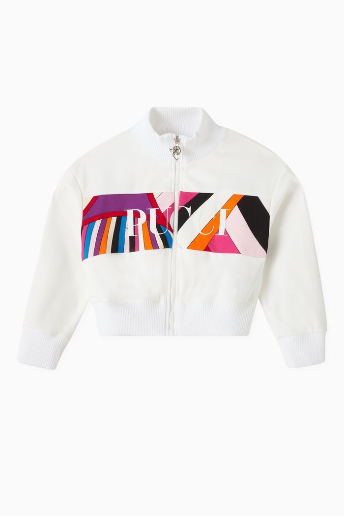 

Iride Print Sweathirt in Cotton-blend, White