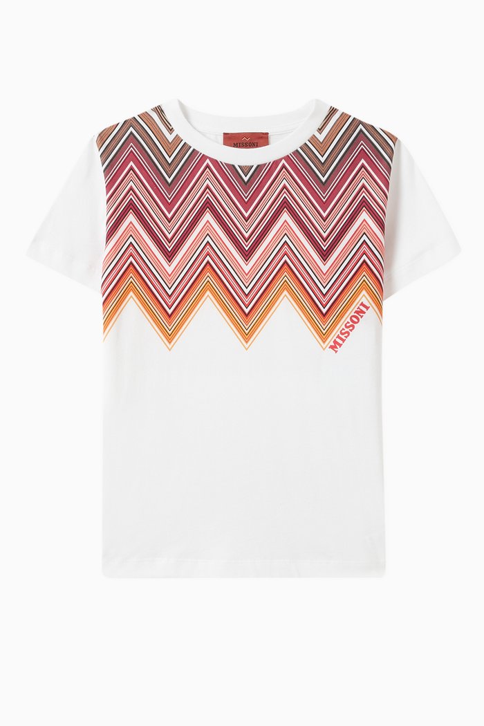 

Zig Zag T-shirt in Cotton, Multicolour