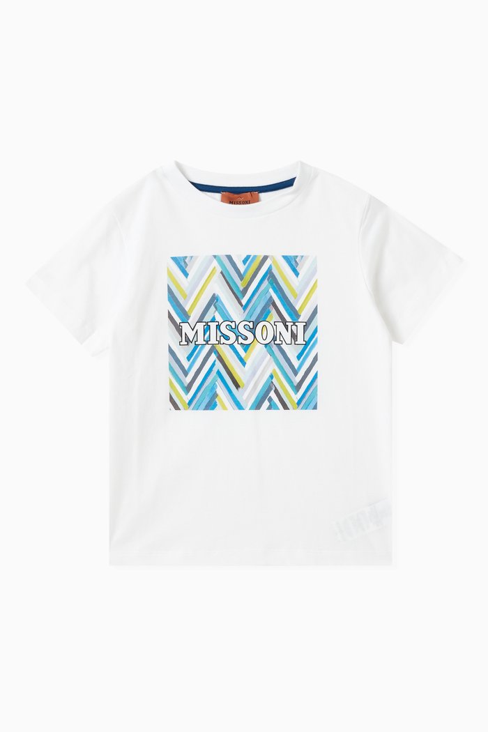 Logo T-shirt in Cotton, White