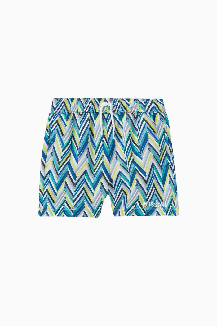 Logo Swimshorts in Nylon, Multicolour