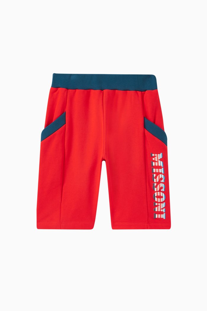

Logo Shorts in Cotton Jersey, Red