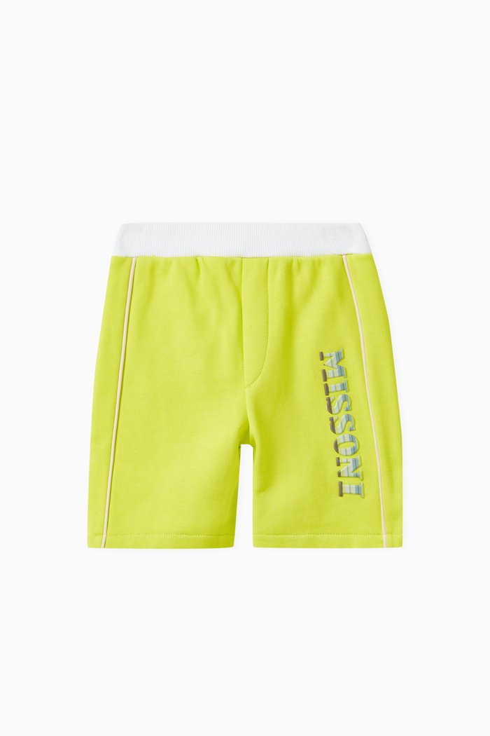 

Logo Shorts in Cotton Jersey, Yellow