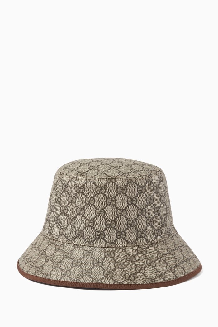 

Fedora Hat in GG Supreme Canvas, Neutral