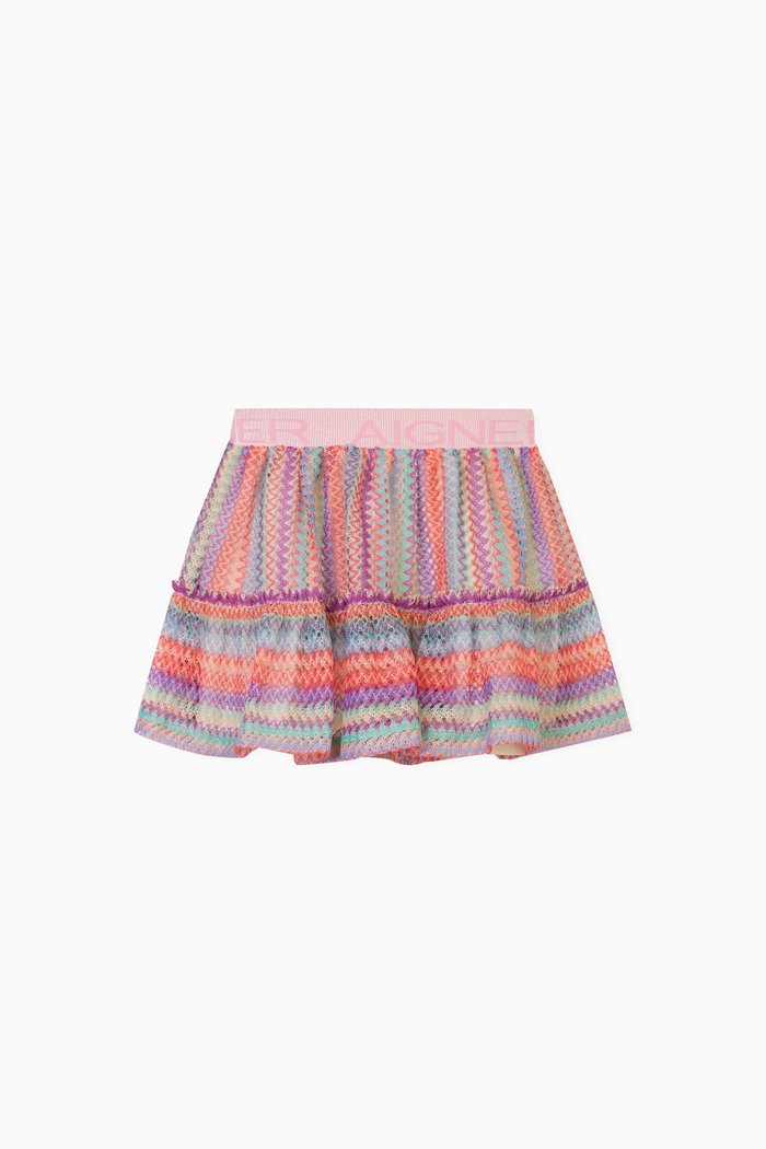 

Zig-Zag Skirt in Polyester, Multicolour