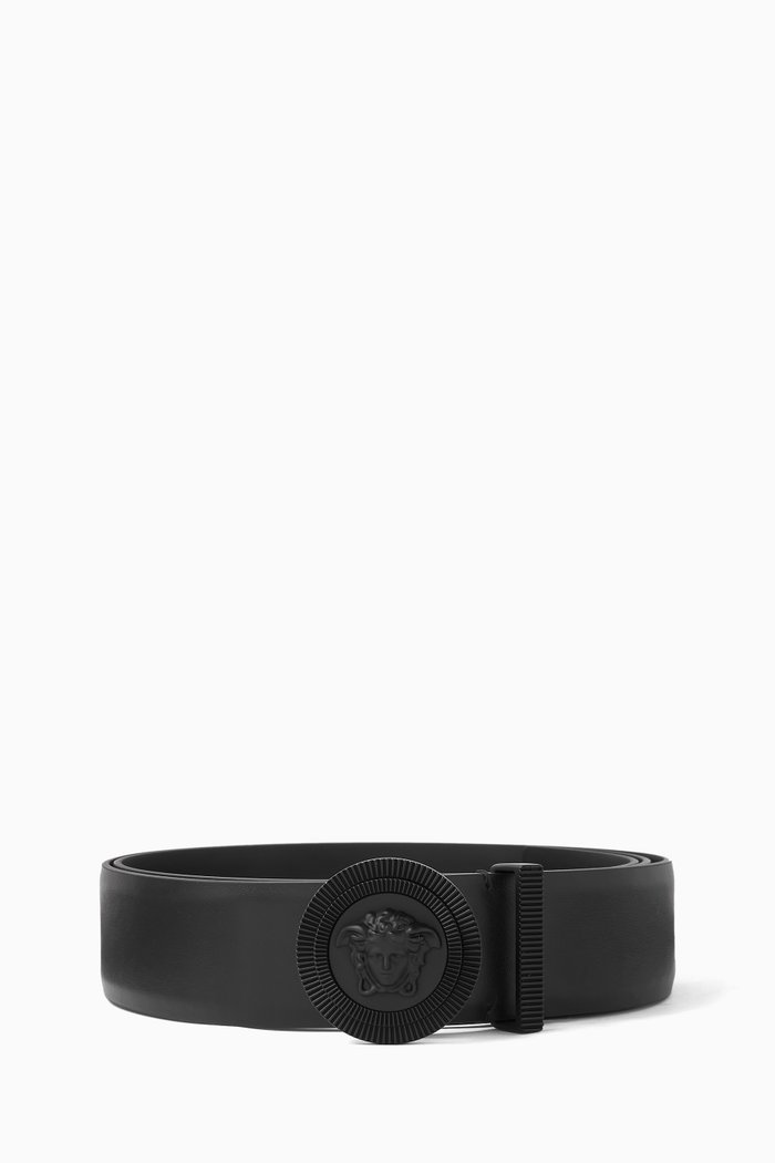 Biggie Belt in Leather, Black