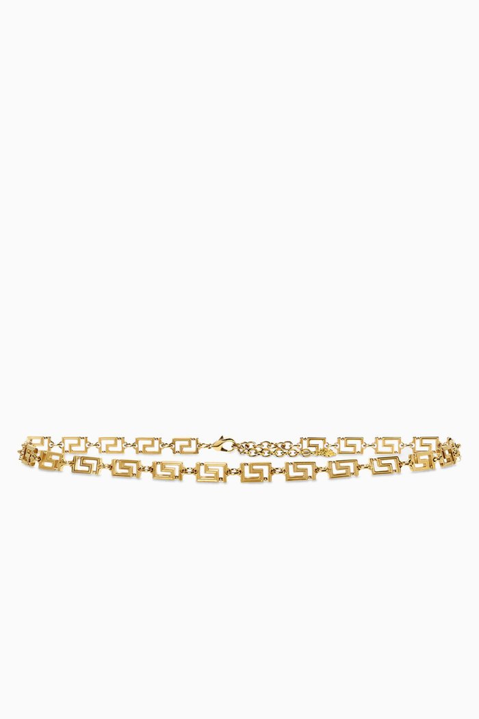 

Greca Goddess Chain Belt, Gold