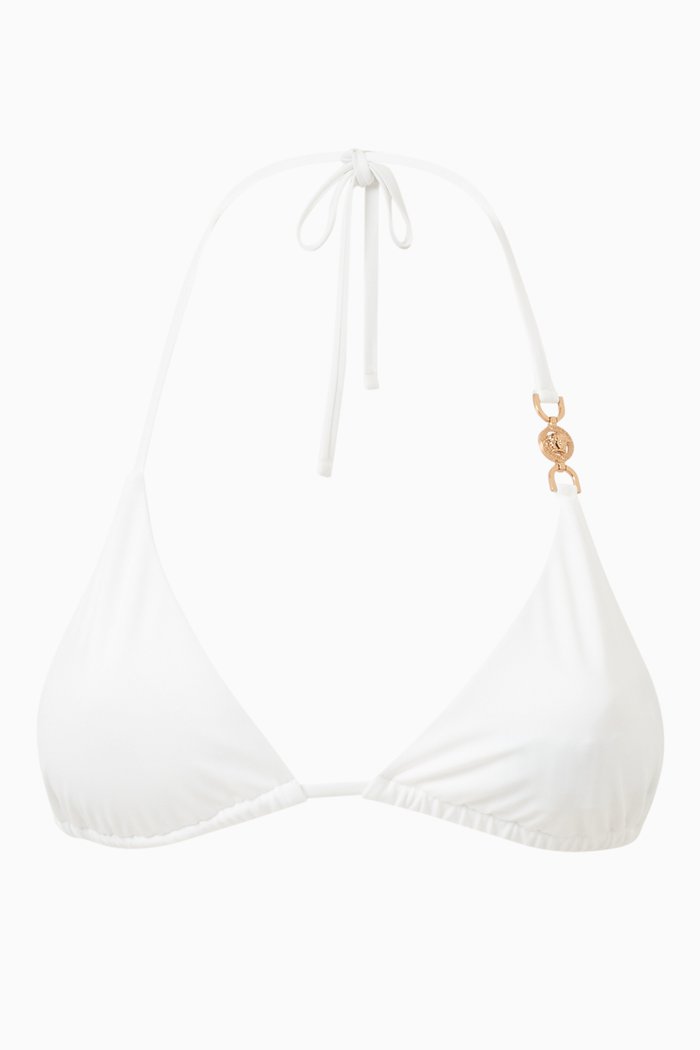 

Medusa '95 Bikini Top in Stretch Nylon, White