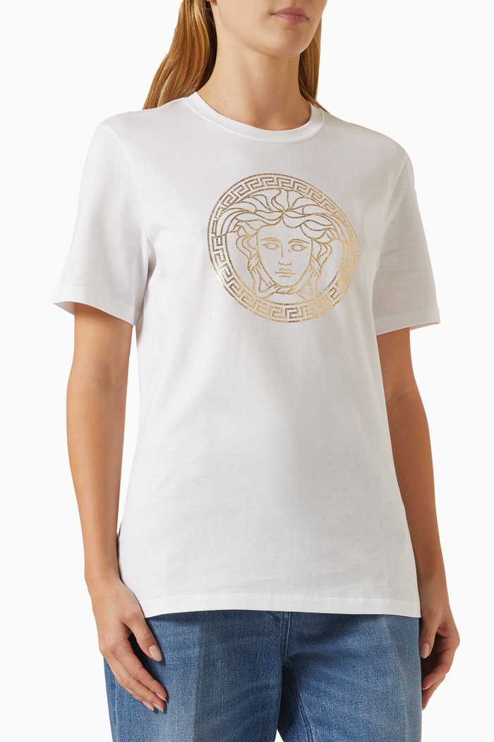 

Medusa T-Shirt in Cotton, White