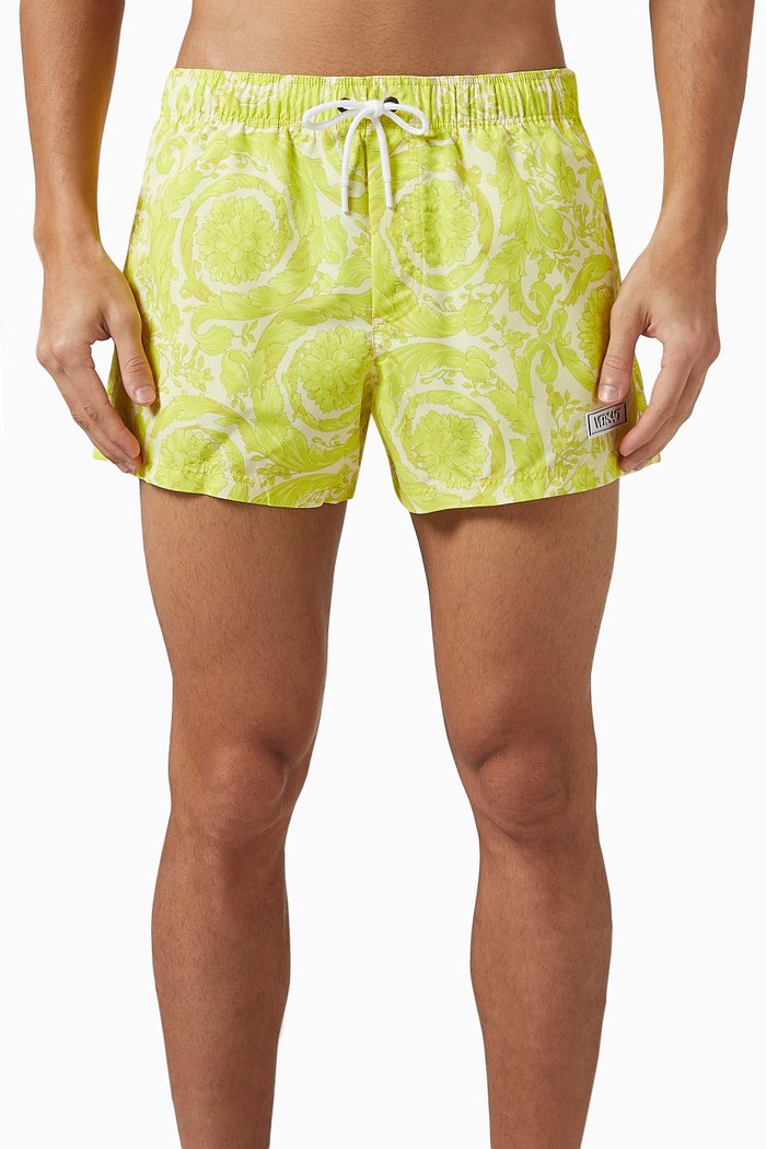 

Barocco Swim Shorts, Yellow