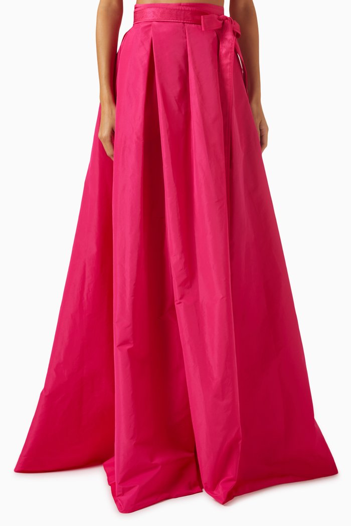 

Maxi Skirt in Taffeta, Pink
