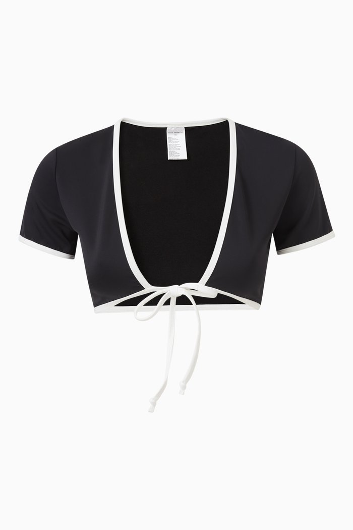 

Swim Bikini Top in Nylon Blend, Black