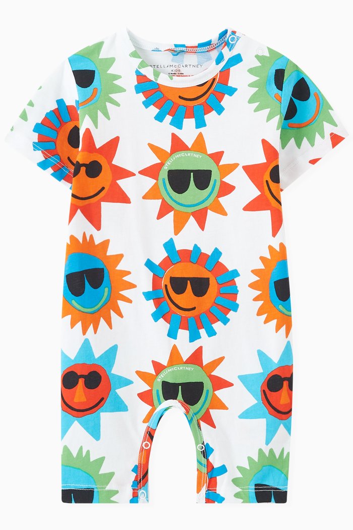 

Printed Bodysuit in Organic Cotton, Multicolour