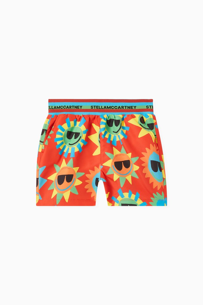 Sun Print Swim Shorts, Multicolour