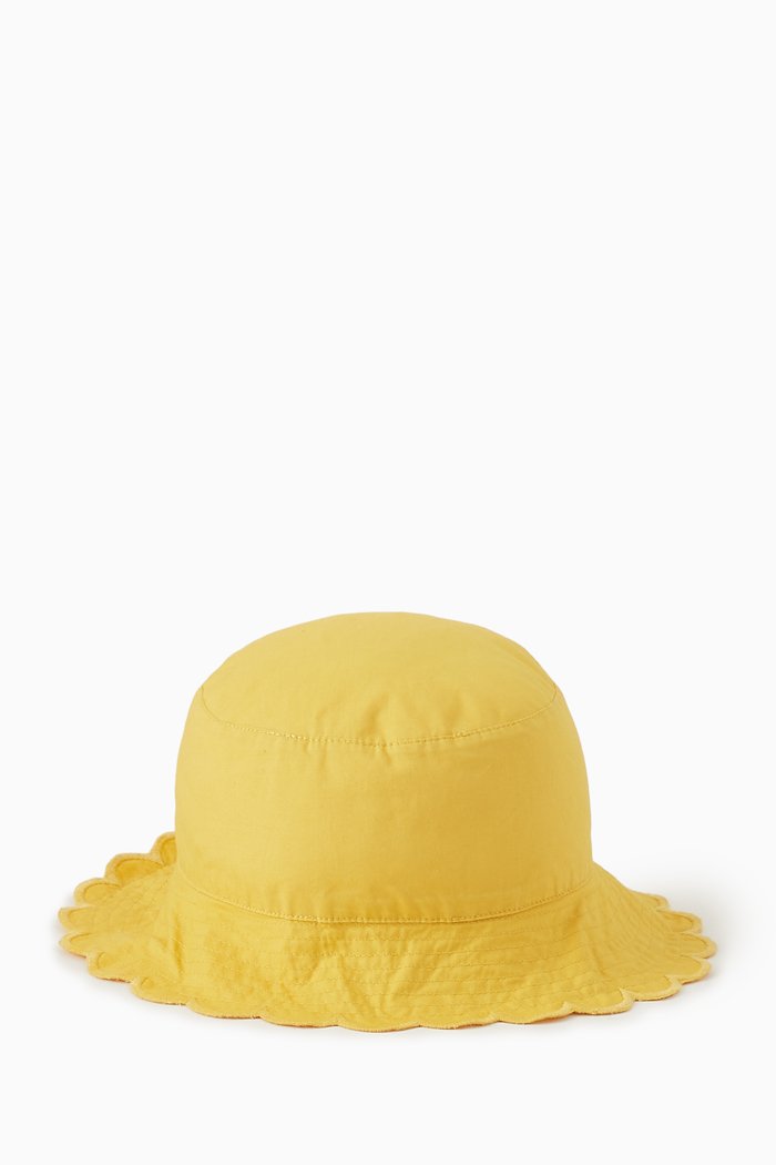 

Bucket Hat in Cotton, Yellow