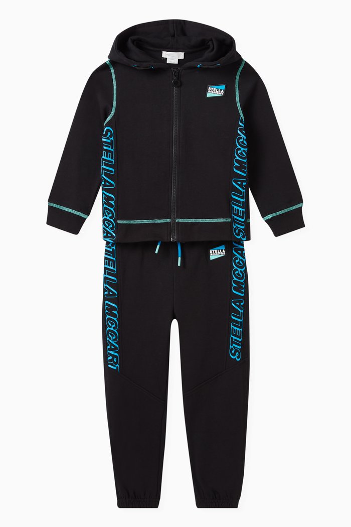 

Logo-print Tracksuit, Black