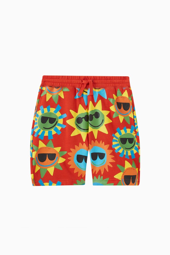

Printed Shorts in Sustainable Cotton, Multicolour