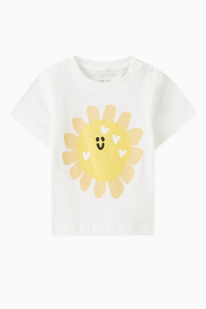 

Printed T-shirt in Sustainable Cotton, White