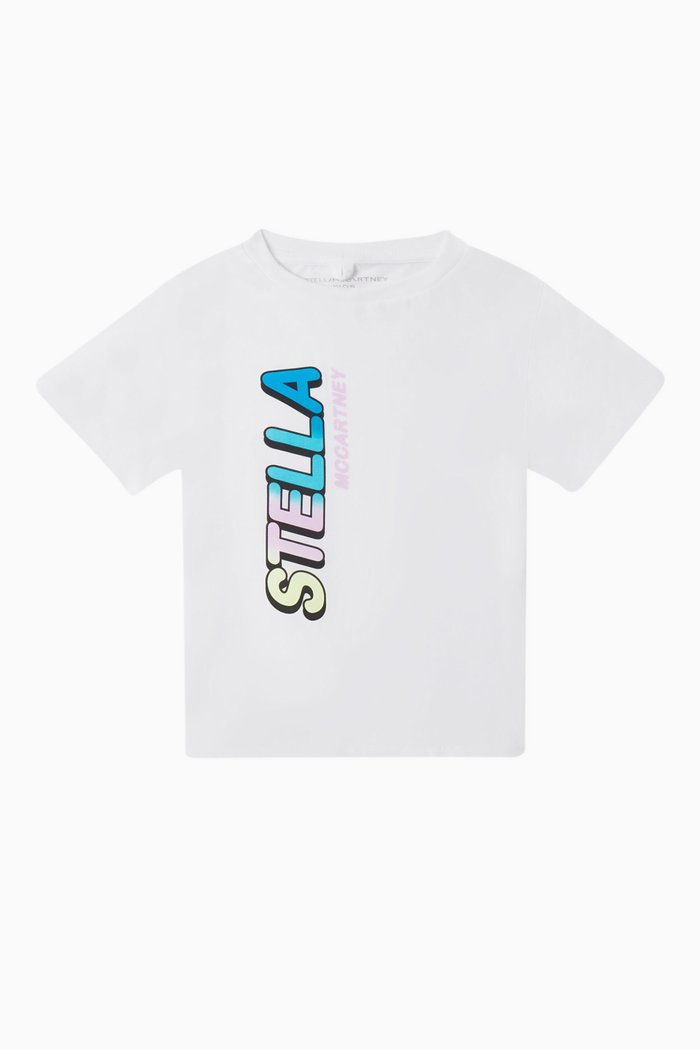 

Logo Print T-shirt in Cotton, White