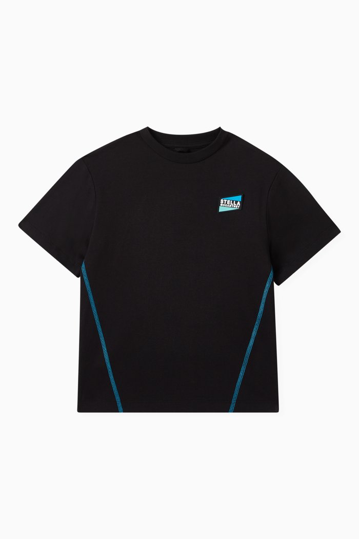 

Sports T-shirt in Cotton, Black