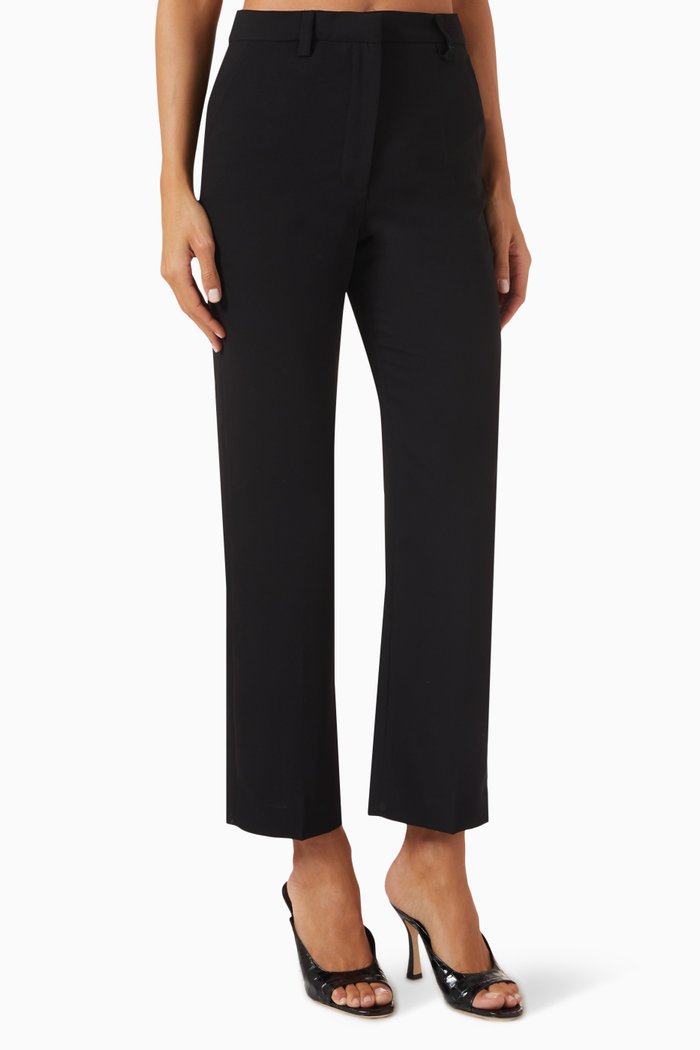 

Classic Lady Cropped Pants in Gabardine, Black