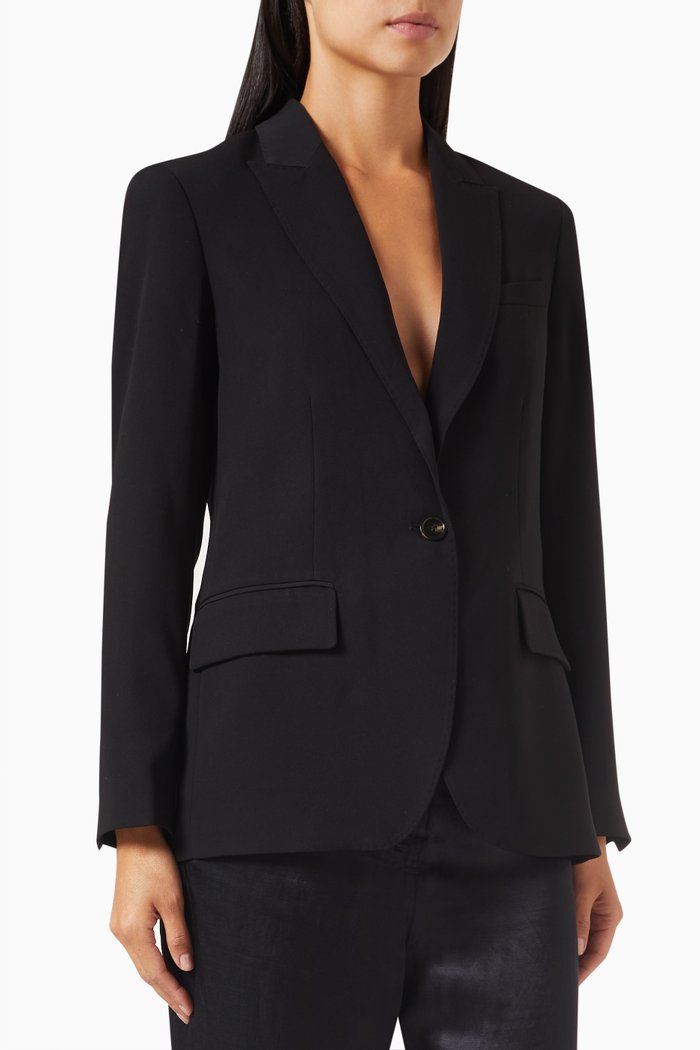 

Hector Blazer in Gabardine, Black