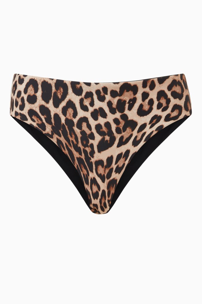 

Good Waist Bikini Briefs in Reversible Fabric, Multicolour