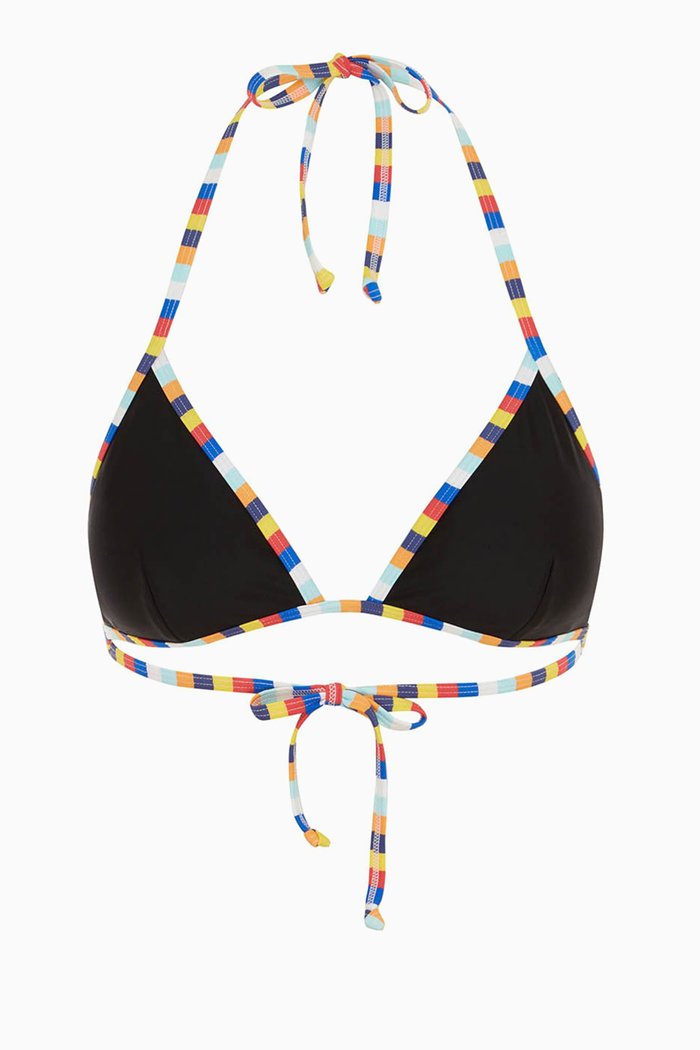 

The Duo Tri Bikini Top, Multicolour