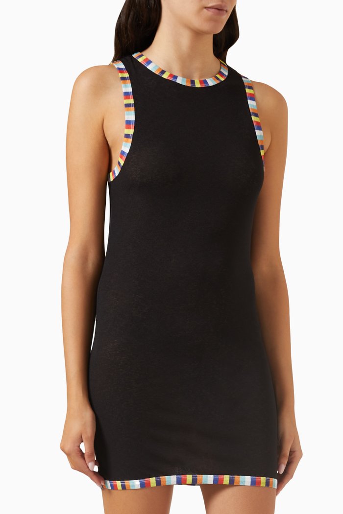 

The Duo Dress in Mesh, Multicolour