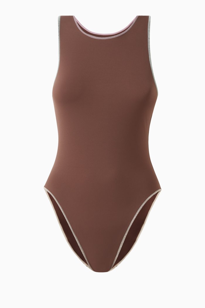 

The Bodysuit in Lycra, Brown
