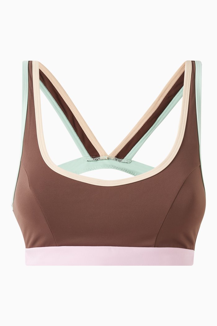 

The Contour Duo Bikini Top, Brown
