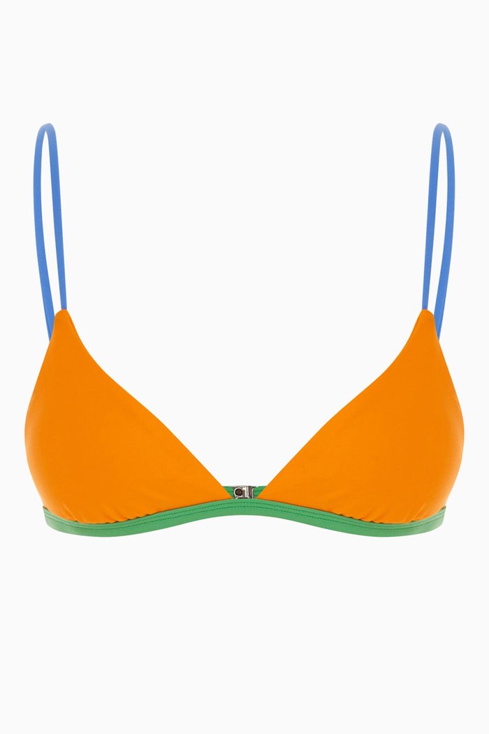 

The Bralette Bikini Top in Lycra, Orange
