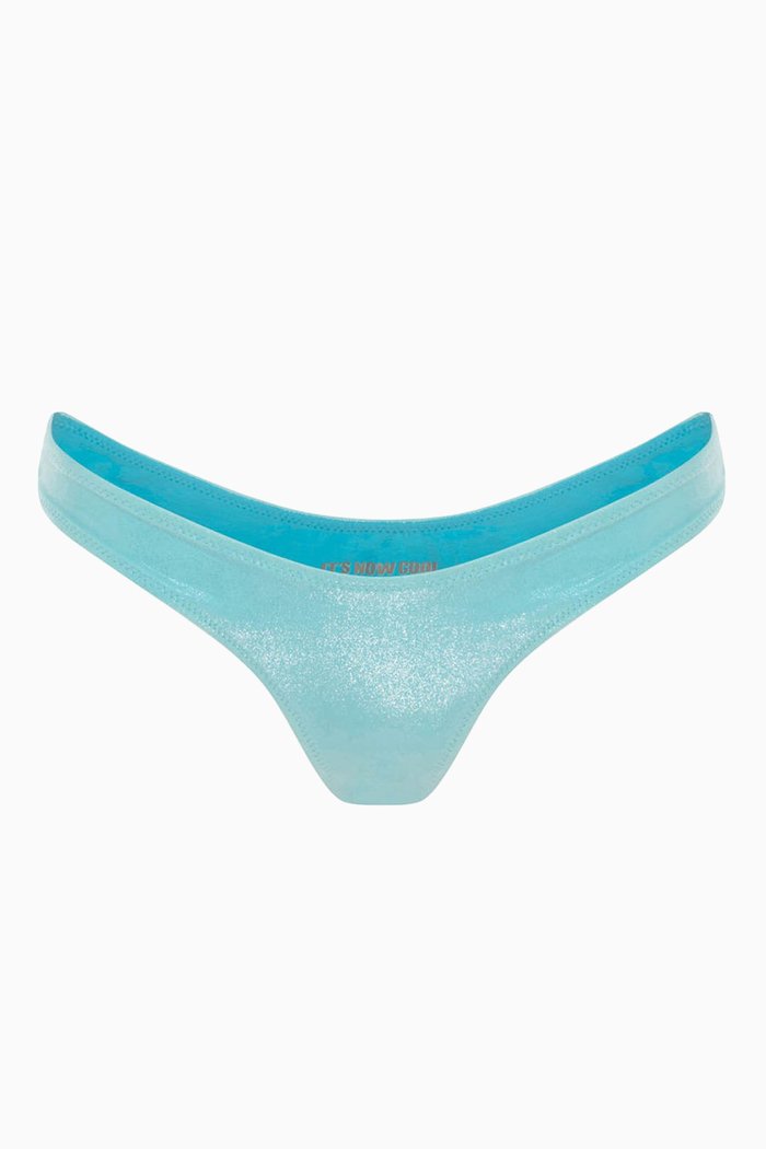 

The Luxe 90's Bikini Briefs, Blue