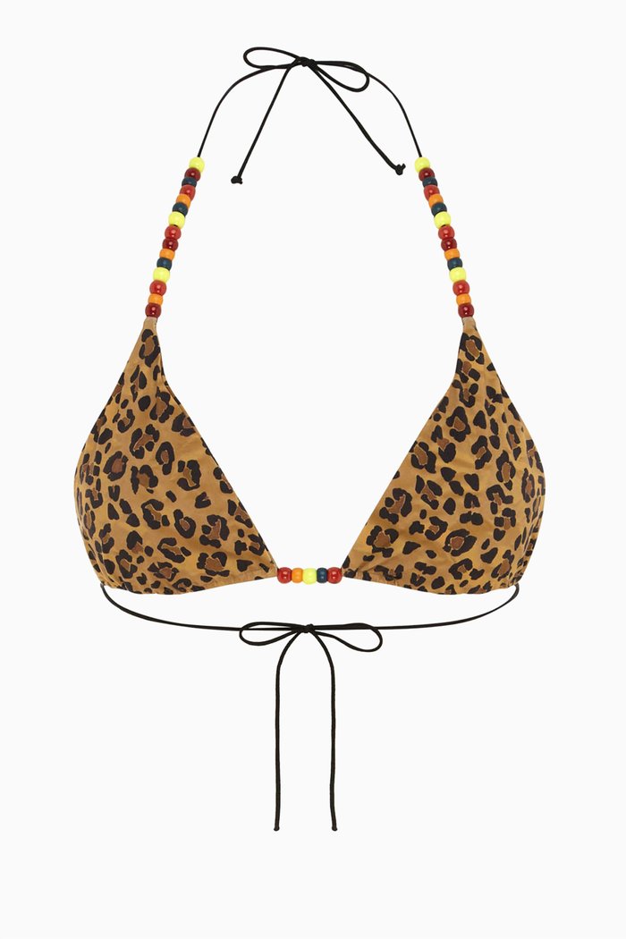 

The Triangle Bikini Top, Brown