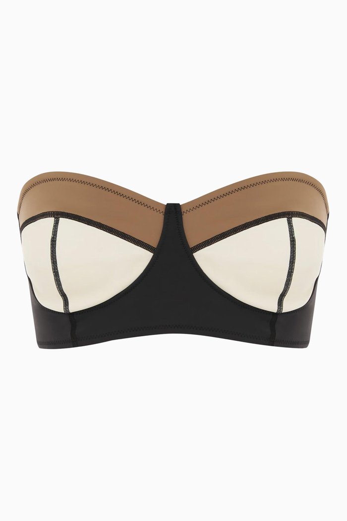 

The Neo Bandeau Bikini Top, Multicolour