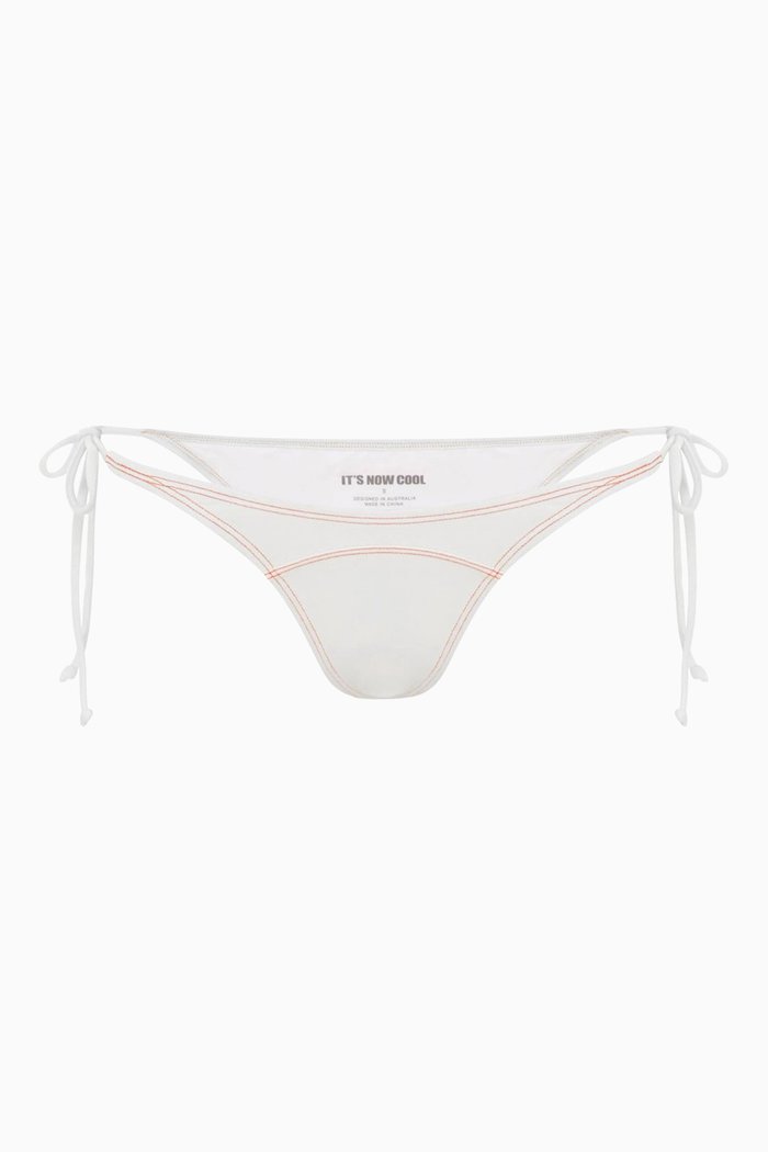 

The 90's Tie-up Bikini Briefs, White