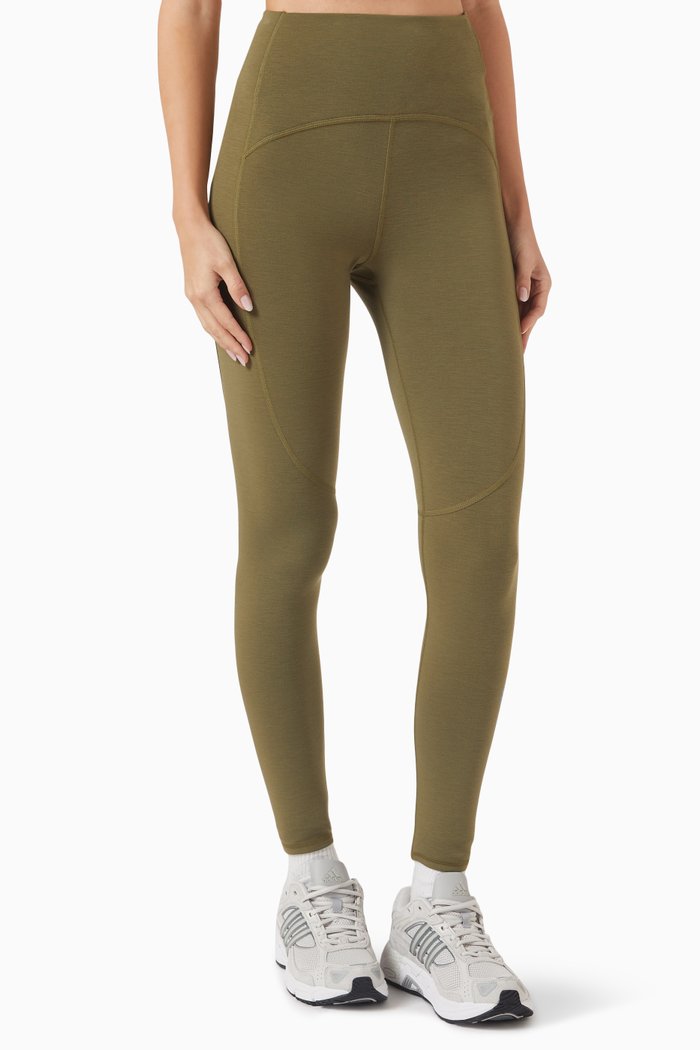 

x Stella McCartney 7/8 Yoga Leggings in Modal-blend, Green