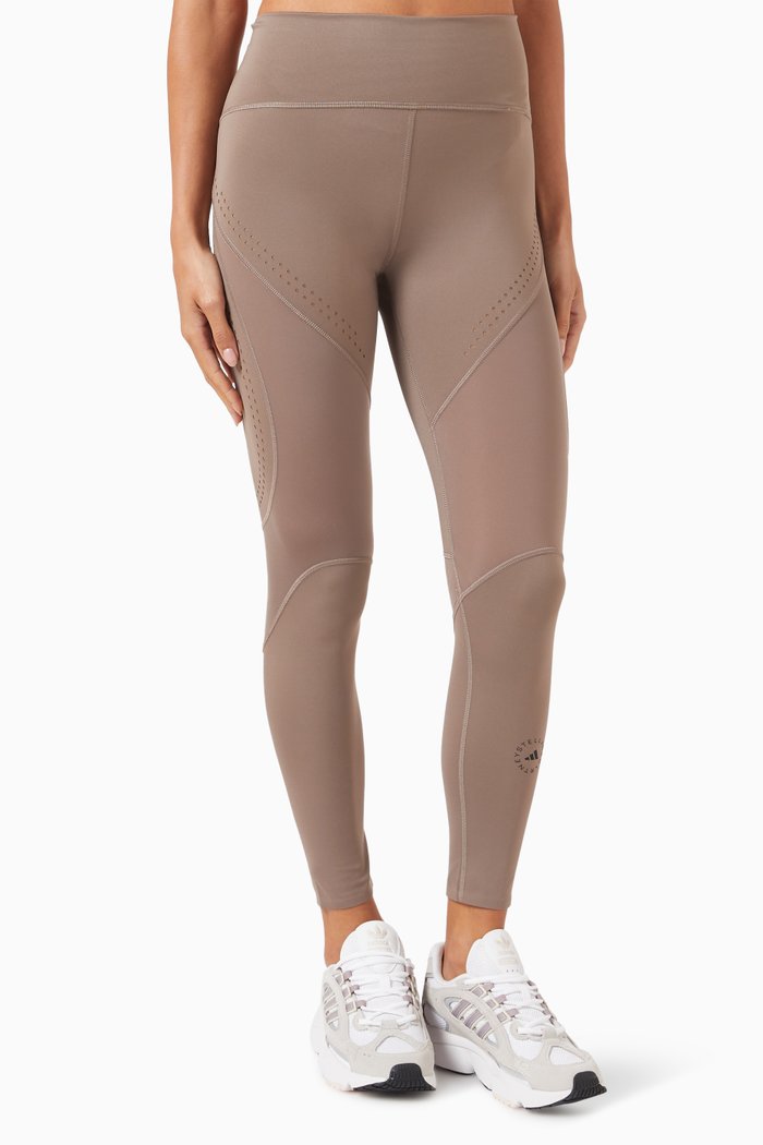 

x Stella McCartney TPR 7/8 Leggings in Recycled Polyester, Brown
