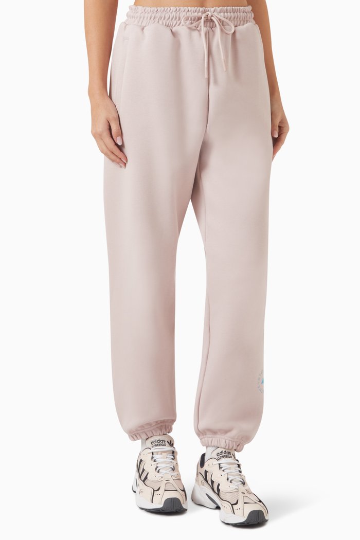 x Stella McCartney Sweatpants in Organic Cotton-blend, Pink