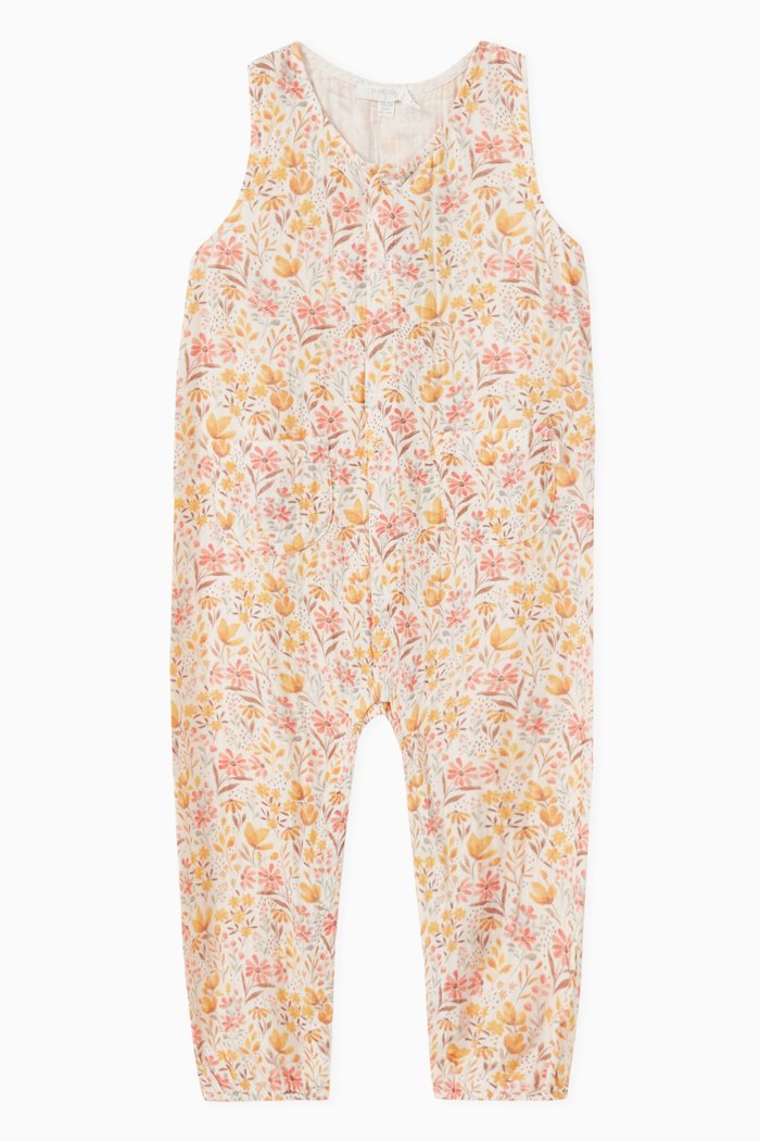 

Desert Flower Crinkle Onesie in Organic Cotton, Neutral
