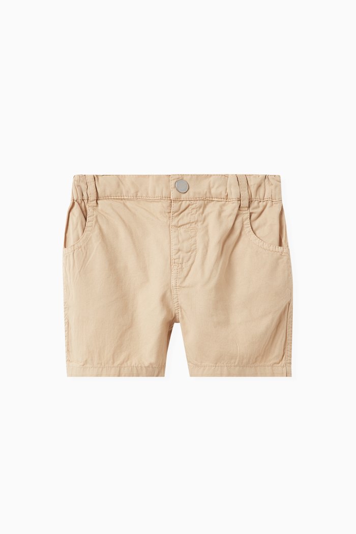 

Knee Length Shorts in Organic Cotton, Neutral